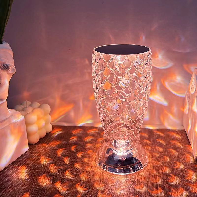 Touch Night Li ght Crystal Lamp